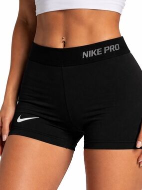 Nike Pro Black Compression Shorts - Size S